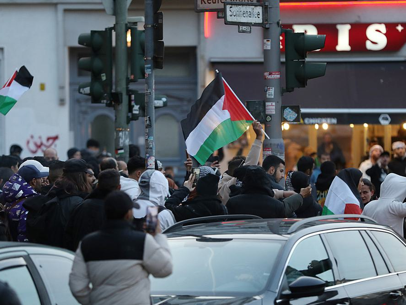 Verbotene Pro-Palästina-Demo am 18.10.2023 - Foto: über dts Nachrichtenagentur