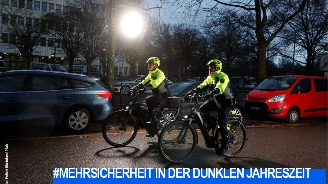 POL-PPWP: Dunkle Jahreszeit - Sehen und gesehen werden - Bild: presseportal.de
