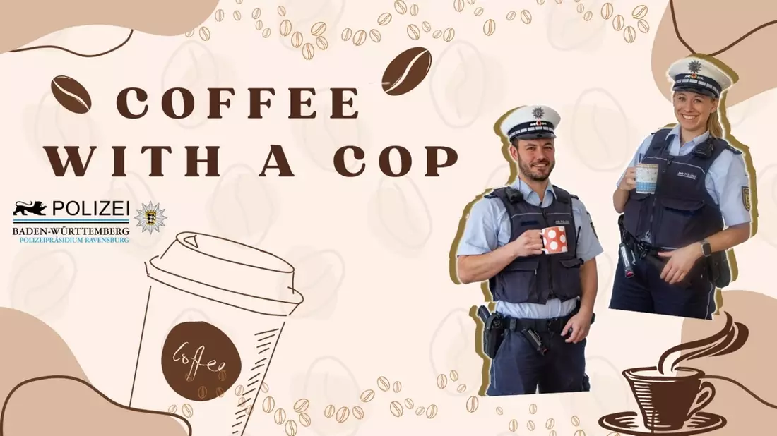 PP Ravensburg: Coffee with a Cop am 31.10.23 in Sigmaringen - Bürgerinnen und Bürger im Gespräch mit der Polizei - Bild: presseportal.de