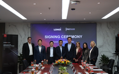 1,5-GW-Liefervertrag: LONGi und PV International unterzeichnen Vereinbarung über Lieferung von Solarmodulen inklusive der Rückkontaktmodule Hi-MO X6 - Foto: presseportal.de