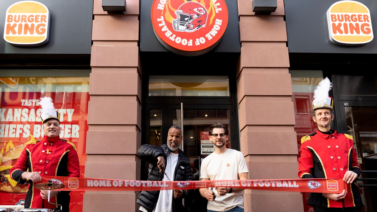 Burger King® eröffnet Home of Football / Home of Football und Kansas City Chiefs Burger machen Lust auf American Football in Deutschland - Foto: presseportal.de
