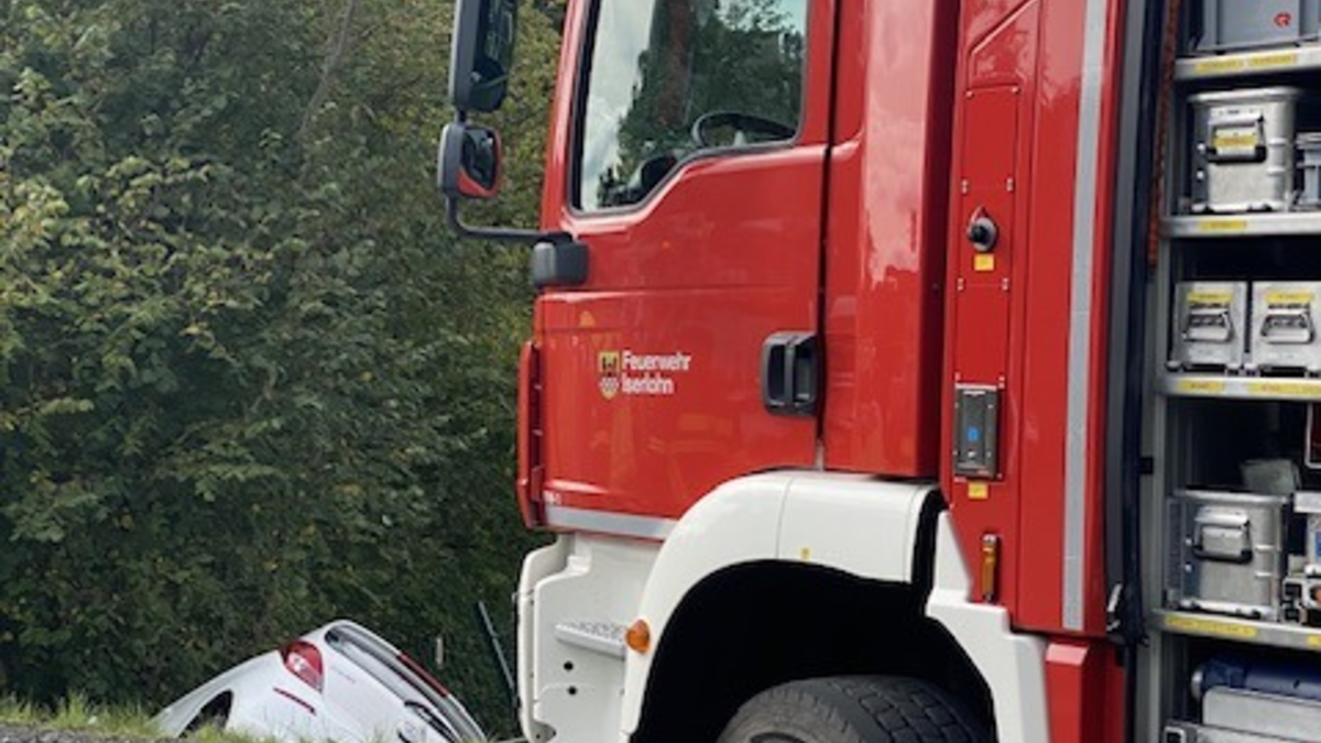 FW-MK: Verkehrsunfall auf der Seilerseestraße - Foto: presseportal.de