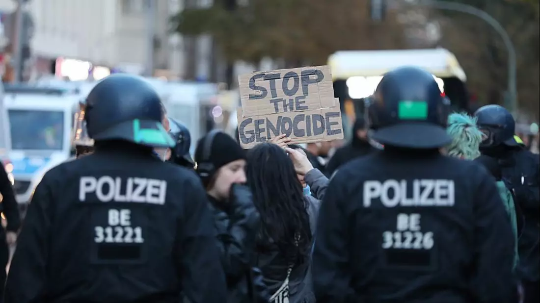 Verbotene Pro-Palästina-Demo (Archiv) - Bild: über dts Nachrichtenagentur