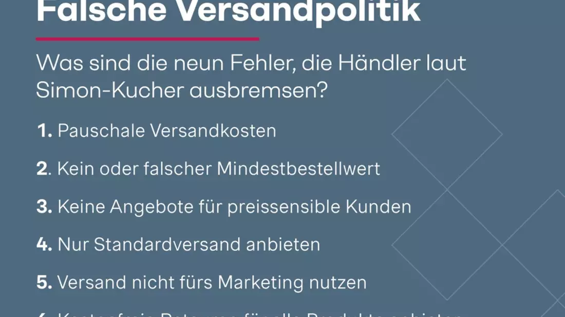 Versandkosten: Neun Fehler, die Händler ausbremsen - Bild: presseportal.de