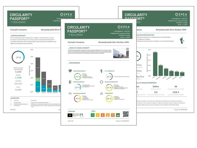 Den Stoffkreislauf in Schwung bringen: EPEA stellt bundesweit erste detaillierte Auswertung von Gebäudematerialpässen vor - Foto: presseportal.de