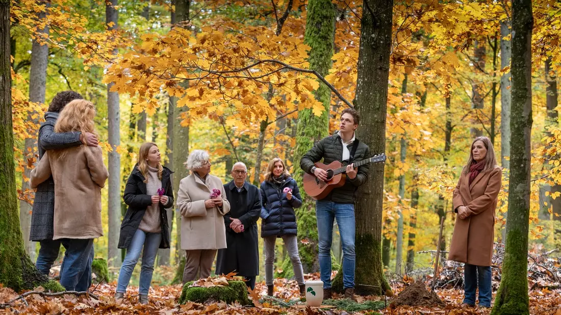 Weniger Drama, mehr Demokratie: Letzte Ruhe im Wald versöhnt mit eigener Sterblichkeit / Tiefenpsychologische rheingold-Studie zeigt stressreduzierende Wirkung vom Bestattungswald - Bild: presseportal.de