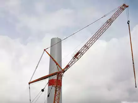 Windrad-Bau (Archiv) - Foto: über dts Nachrichtenagentur