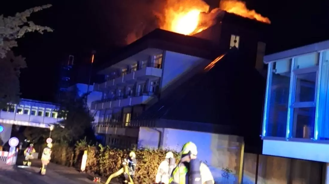 POL-MI: Brand einer Reha-Klinik beschäftigt Polizei - Bild: presseportal.de