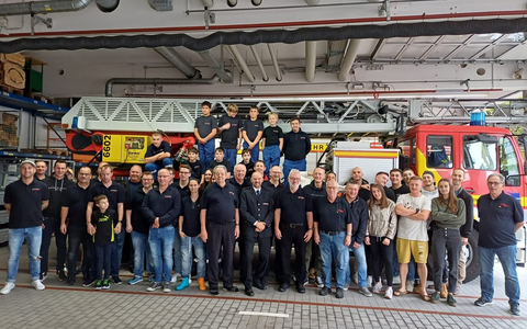 FW-OG: Pompiers aus Lons-le-Saunier zu Besuch in Offenburg - Foto: presseportal.de