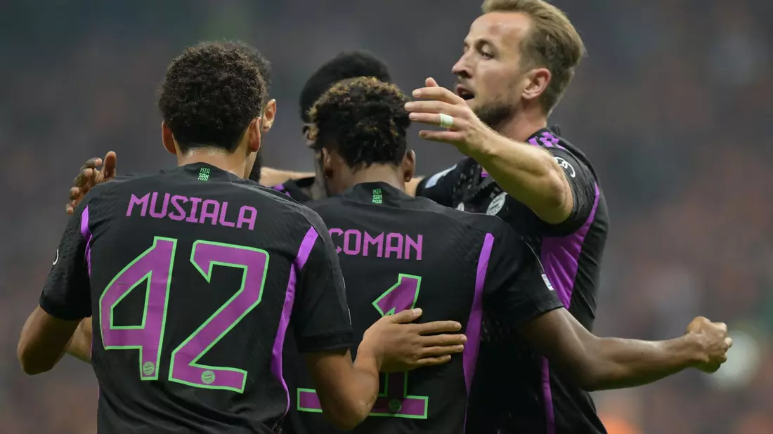 Die Bayern konnten sich bei Galatasaray mit 3:1 durchsetzen. - Bild: Peter Kneffel/dpa