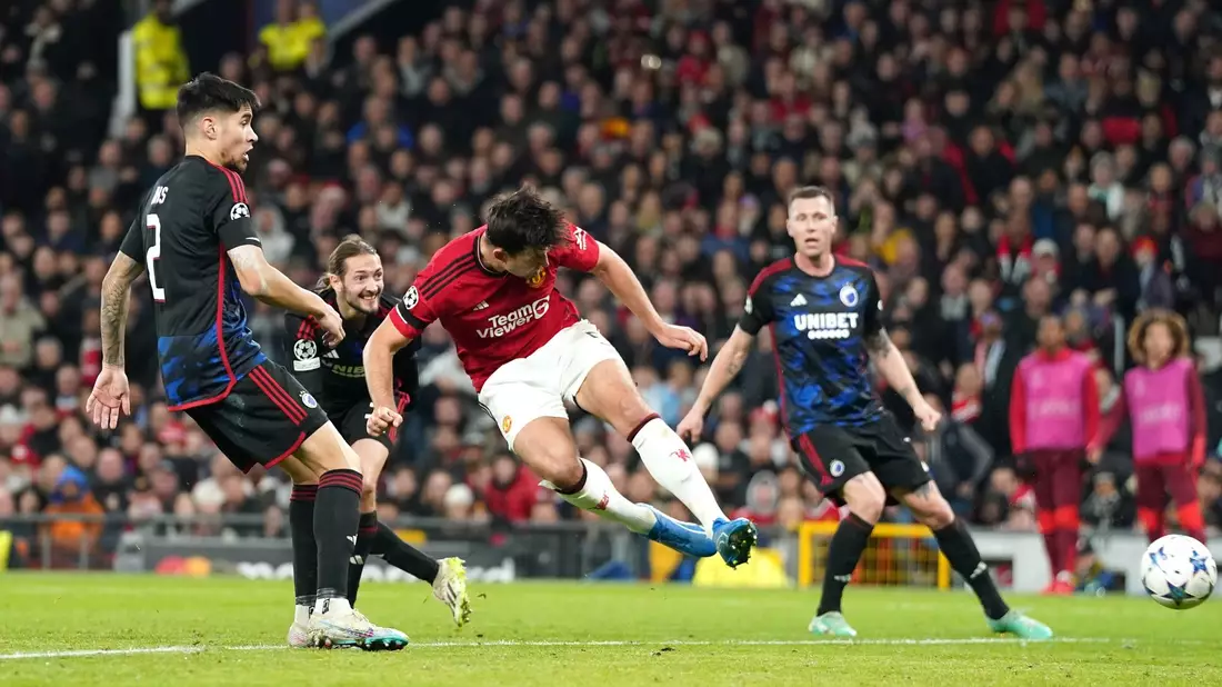 Köpfte Manchester United gegen den FC Kopenhagen in Führung: Harry Maguire (M). - Bild: Nick Potts/PA Wire/dpa