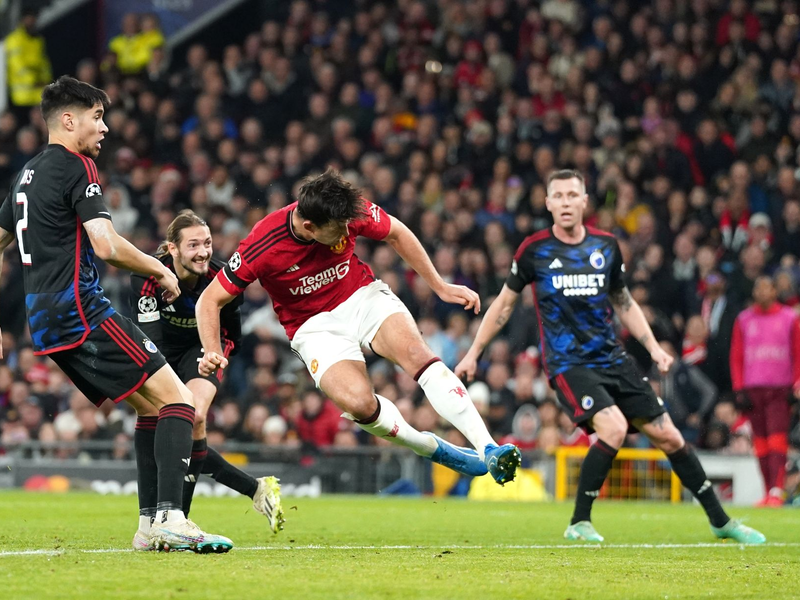Köpfte Manchester United gegen den FC Kopenhagen in Führung: Harry Maguire (M). - Foto: Nick Potts/PA Wire/dpa