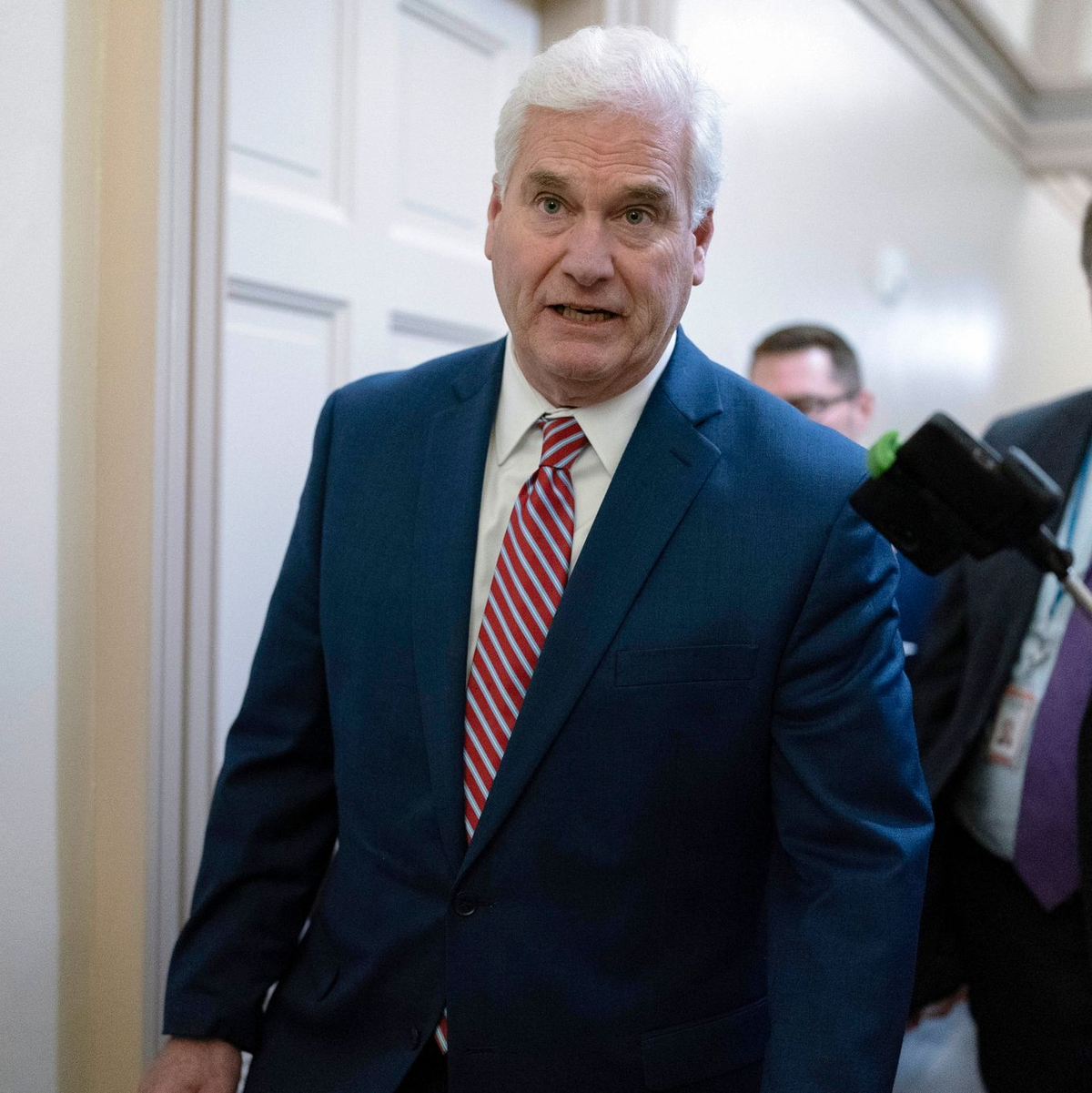 Kandidat Nummer drei: Tom Emmer hat seine Kandidatur für den Vorsitz des US-Repräsentantenhauses zurückgezogen. - Foto: Jose Luis Magana/AP/dpa