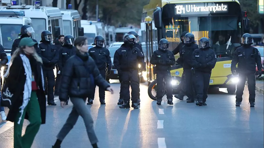 Verbotene Pro-Palästina-Demo (Archiv) - Bild: über dts Nachrichtenagentur