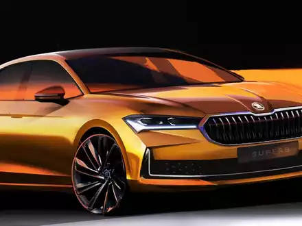 Škoda Auto veröffentlicht Exterieurskizzen der vierten Superb-Generation - Foto: presseportal.de
