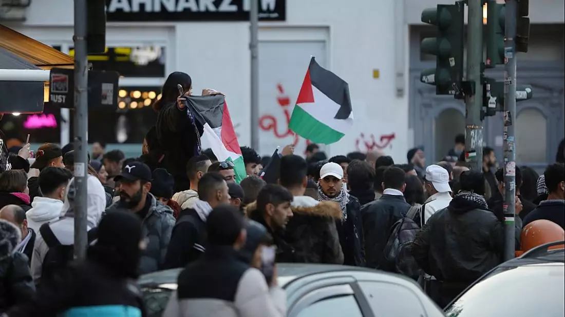 Verbotene Pro-Palästina-Demo (Archiv) - Bild: über dts Nachrichtenagentur