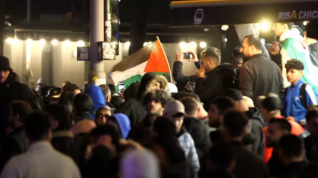 Verbotene Pro-Palästina-Demo (Archiv) - Bild: über dts Nachrichtenagentur