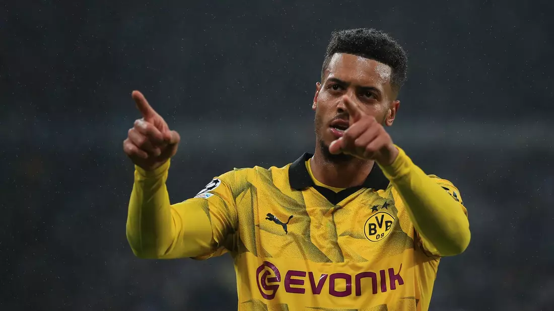 Felix Nmecha war der Matchwinner für den BVB. - Bild: Lindsey Parnaby/dpa