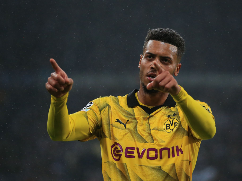 Felix Nmecha war der Matchwinner für den BVB. - Foto: Lindsey Parnaby/dpa