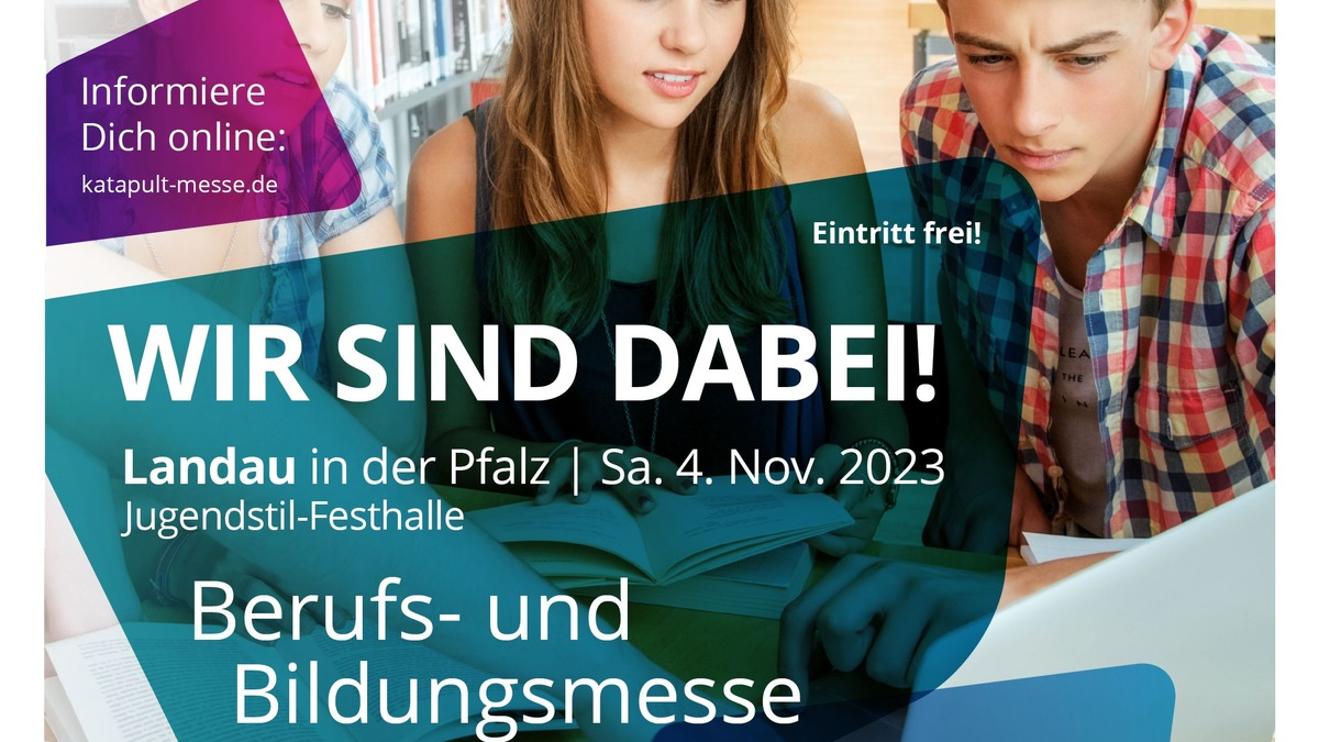 POL-PPRP: Berufsmesse katapult am 04.11.2023 in Landau in der Pfalz - Foto: presseportal.de