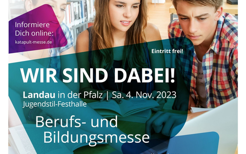 POL-PPRP: Berufsmesse katapult am 04.11.2023 in Landau in der Pfalz - Foto: presseportal.de