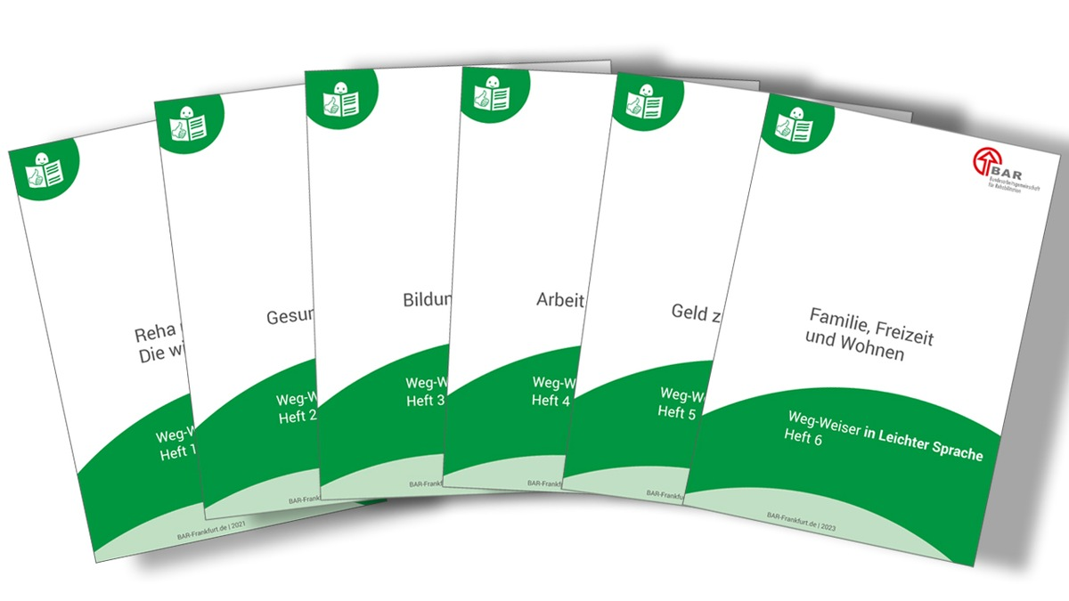 Weg-Weiser Rehabilitation und Teilhabe in Leichter Sprache - Foto: presseportal.de