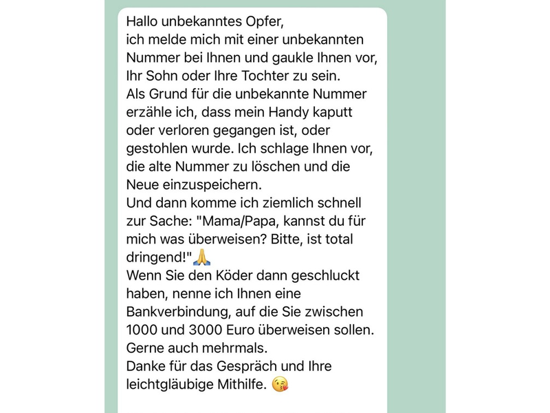 POL-SU: Aus der Rubrik Oldies but Goldies. Ein Klassiker, der immer geht... - Foto: presseportal.de