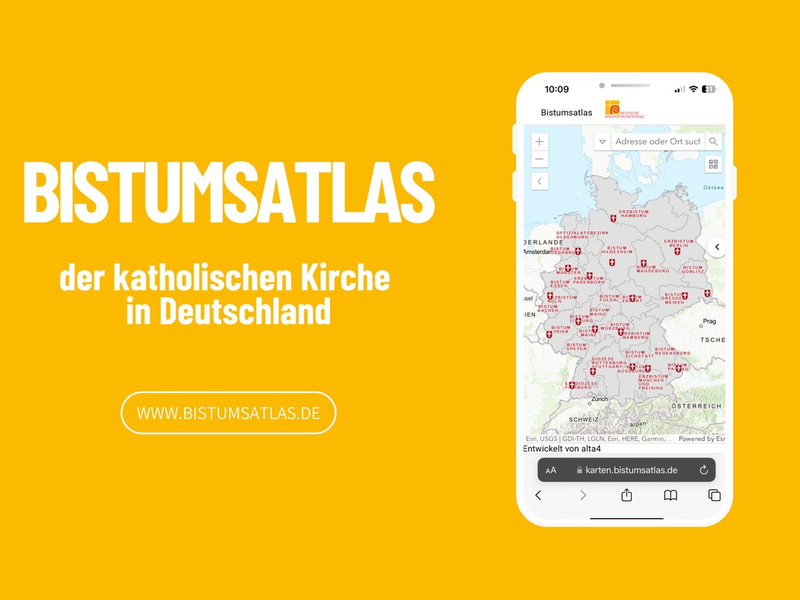 Online-Bistumsatlas zeigt Orte und Aktivitäten der katholischen Kirche in Deutschland - Foto: presseportal.de