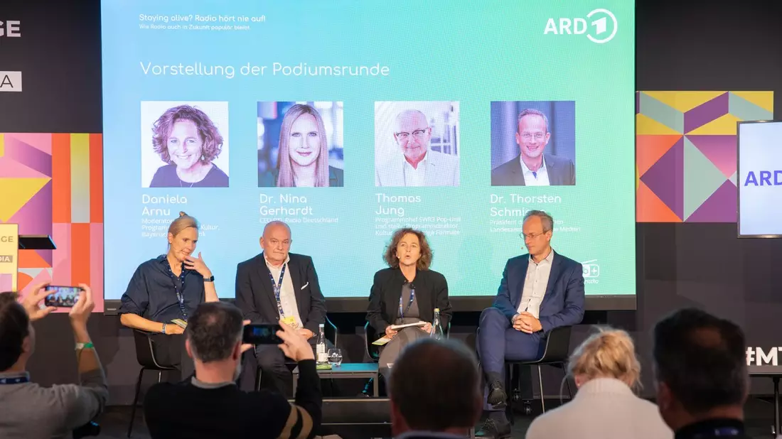 Radio mit Zukunft: ARD Audio-Panel auf den Medientagen in München - Bild: presseportal.de