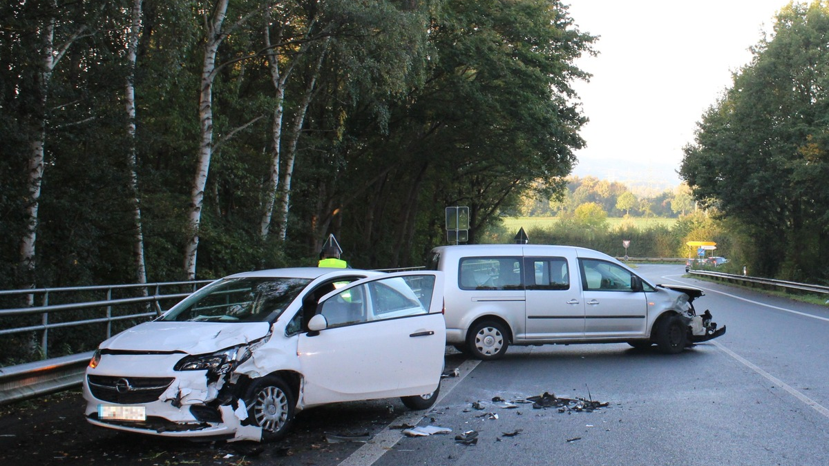 POL-MI: Unfall auf Zubringer der B 65 - Foto: presseportal.de