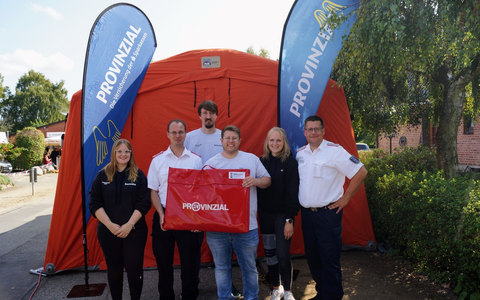FW Eutin: Mobiler Rauchverschluss für die Feuerwehr Neudorf - Foto: presseportal.de