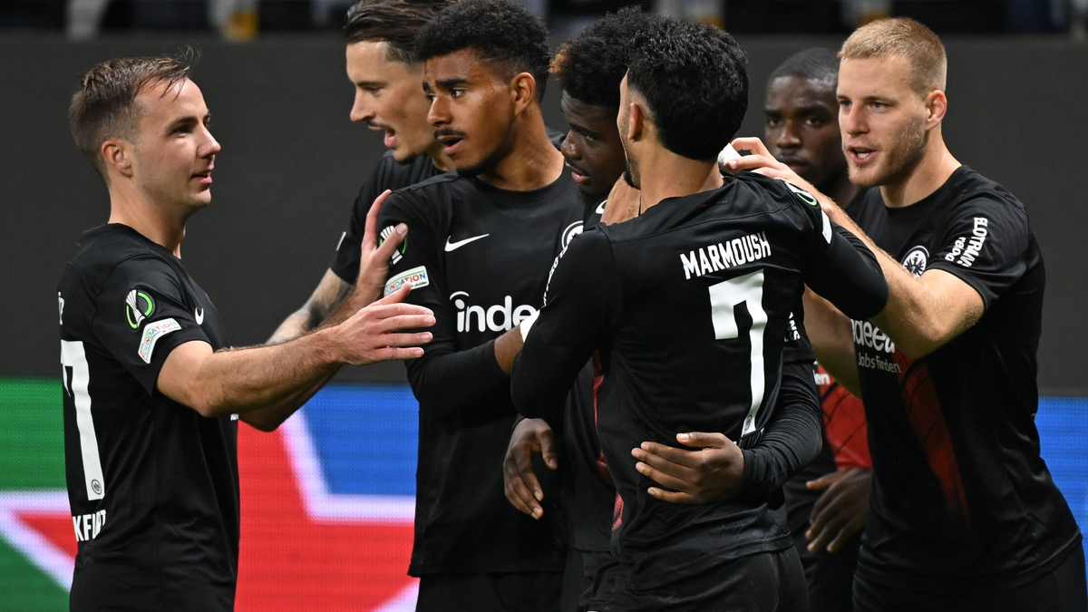 Die Eintracht setzte sich deutlich gegen HJK Helsinki durch. - Foto: Arne Dedert/dpa