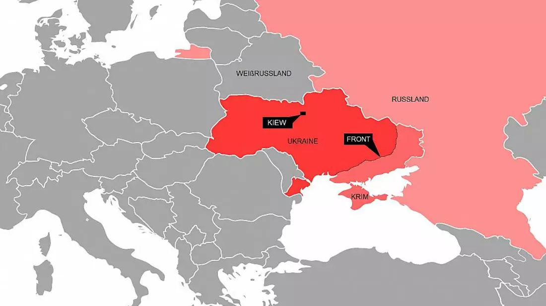 Frontverlauf in der Ukraine (Archiv) - Bild: über dts Nachrichtenagentur