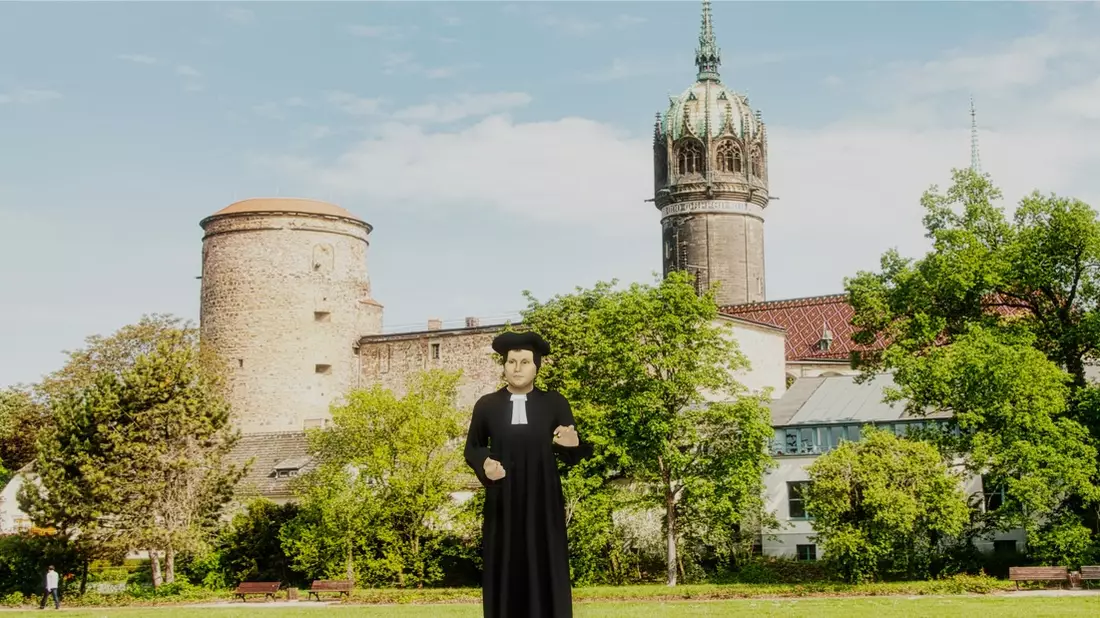 Stell Martin Luther am Reformationstag deine Fragen / KI-gesteuerter 3D-Real-Life-Avatar gibt Antworten live auf YouTube - Bild: presseportal.de