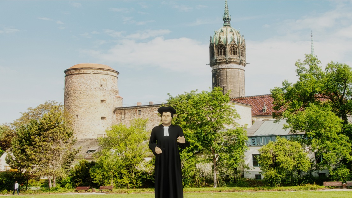 Stell Martin Luther am Reformationstag deine Fragen / KI-gesteuerter 3D-Real-Life-Avatar gibt Antworten live auf YouTube - Foto: presseportal.de
