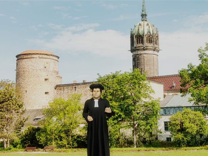 Stell Martin Luther am Reformationstag deine Fragen / KI-gesteuerter 3D-Real-Life-Avatar gibt Antworten live auf YouTube - Foto: presseportal.de