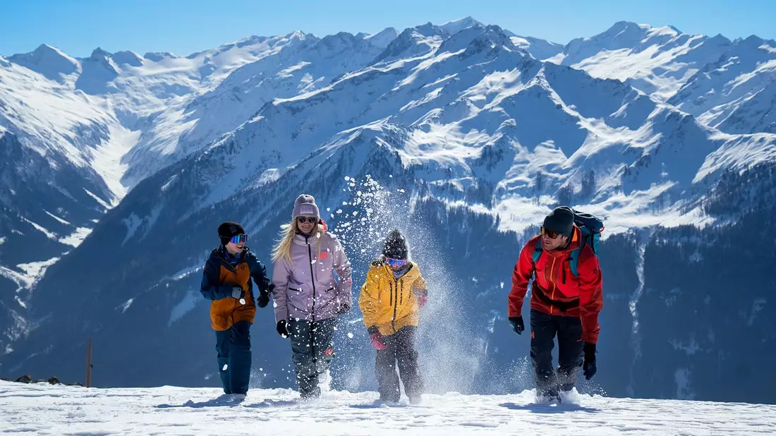 Schnee in Hülle und Fülle, ab Dezember sieht die Wildkogel-Arena weiß - Bild: presseportal.de