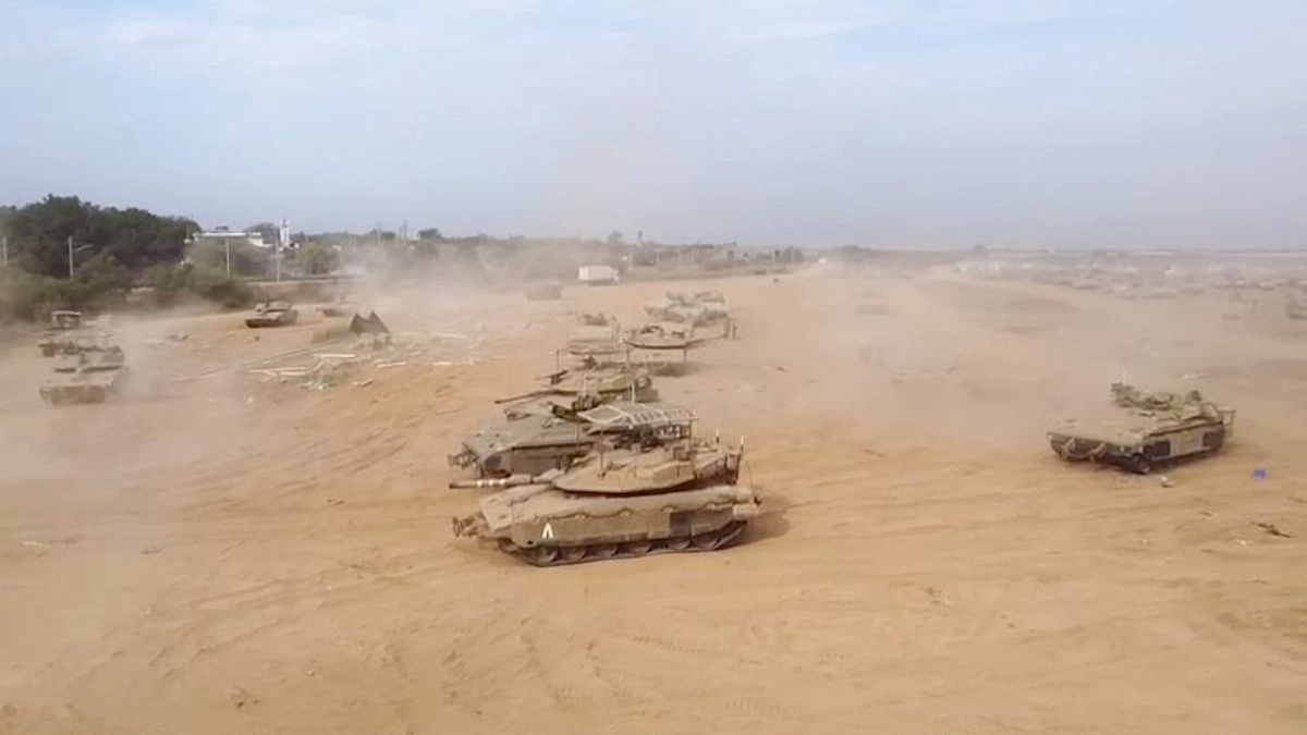 Israelische Panzer am oder im Gazastreifen - Foto: IDF, über dts Nachrichtenagentur