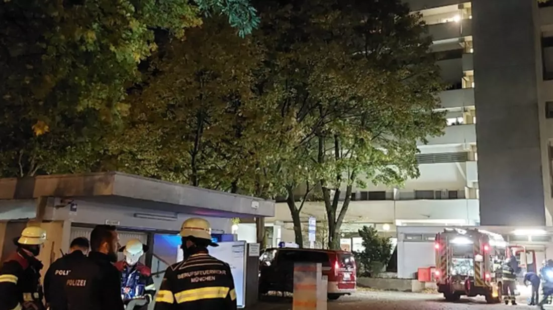 FW-M: Zimmerbrand im elften Stock (Bogenhausen) - Bild: presseportal.de