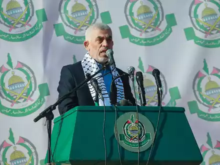 «Wir haben die Israelis genau da, wo wir sie haben wollen»: Jihia al-Sinwar. - Foto: Mohammed Talatene/dpa