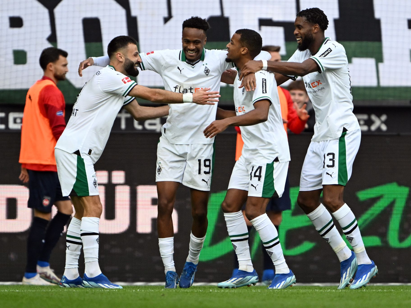 Die Gladbacher holten sich den zweiten Saisonsieg. - Foto: Federico Gambarini/dpa
