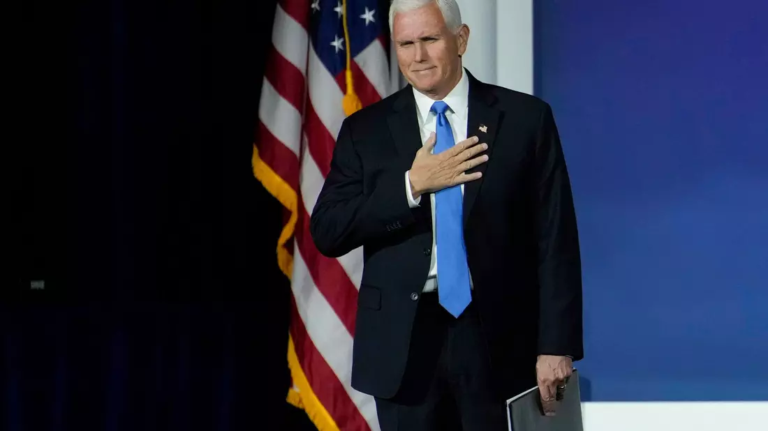 Mike Pence beendet seine Kampagne für das Weiße Haus. - Bild: John Locher/AP/dpa
