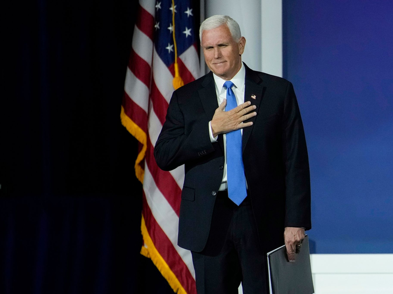 Mike Pence beendet seine Kampagne für das Weiße Haus. - Foto: John Locher/AP/dpa