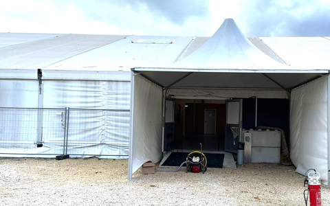 FW Eigeltingen: Feuerwehr-Einsatz in der Notunterkunft in Eigeltingen - Foto: presseportal.de