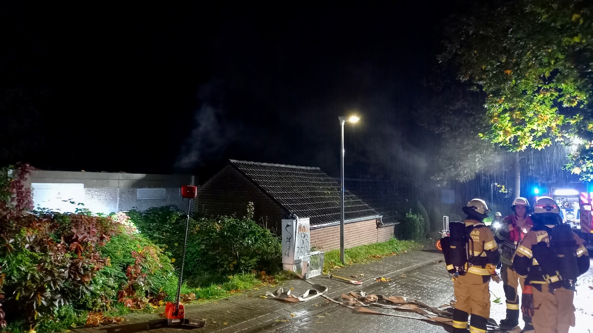 FW-EN: Brand einer Hochspannungsanlage in der Straße Huser Feld - Kurzfristiger Stromausfall in Westende - Foto: presseportal.de