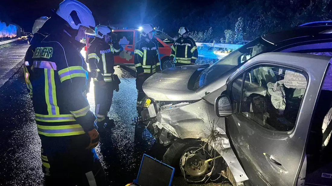 FW-EN: Erneuter Verkehrsunfall auf der A43 - Eine Person verletzt - Bild: presseportal.de