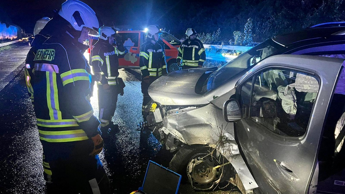FW-EN: Erneuter Verkehrsunfall auf der A43 - Eine Person verletzt - Foto: presseportal.de