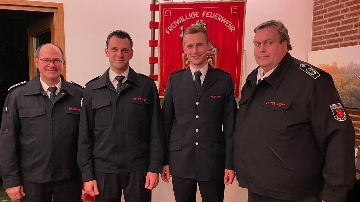 Feuerwehr Kalkar: Jahresabschluss der Brandmeister - Foto: presseportal.de