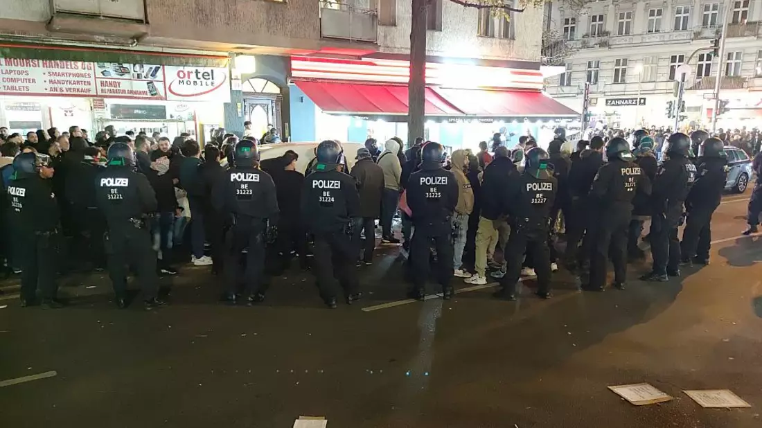 Verbotene Pro-Palästina-Demo (Archiv) - Bild: über dts Nachrichtenagentur