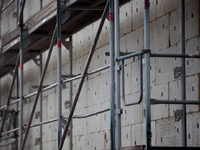 Gerüstbau für Wärmedämmung (Archiv) - Foto: über dts Nachrichtenagentur